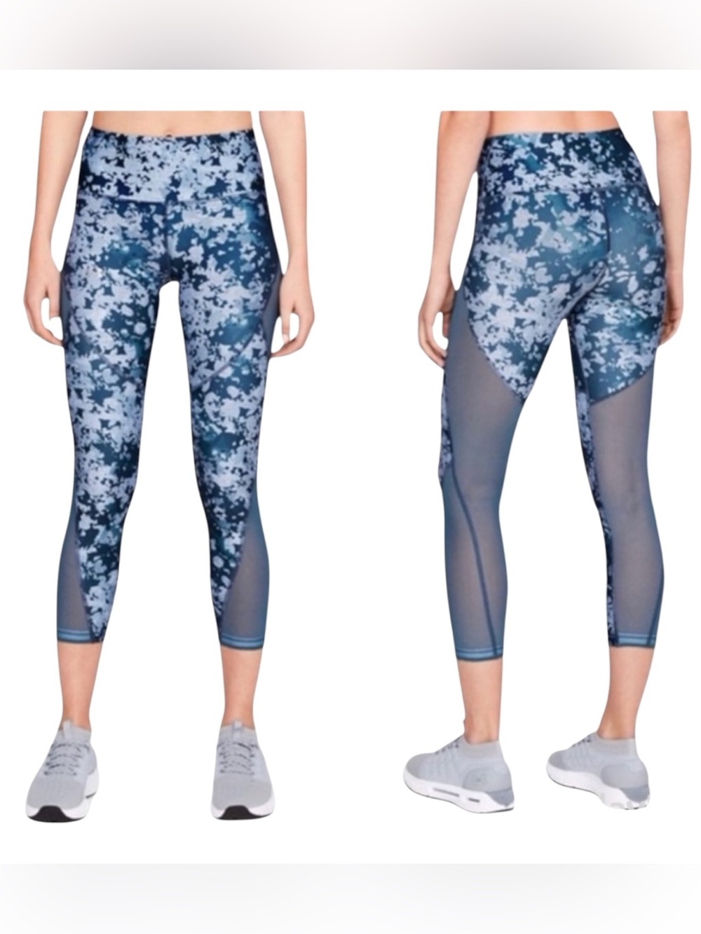Under Armour HeatGear Armour Print Ankle Crop Leggings (M) NWT